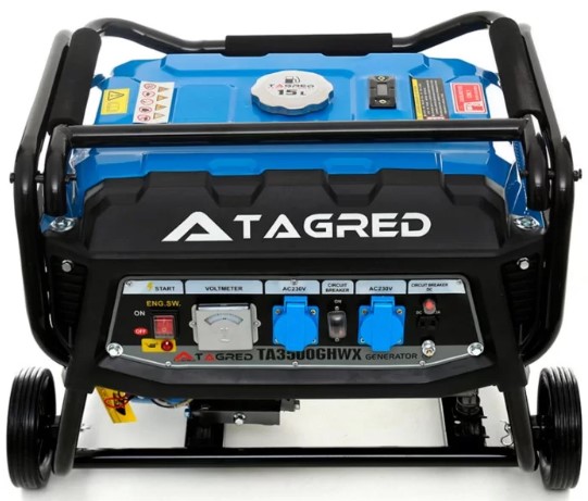 Генератор бензиновий TAGRED 1 фаза (220В), 2,9кВт, (TA3500GHWX)